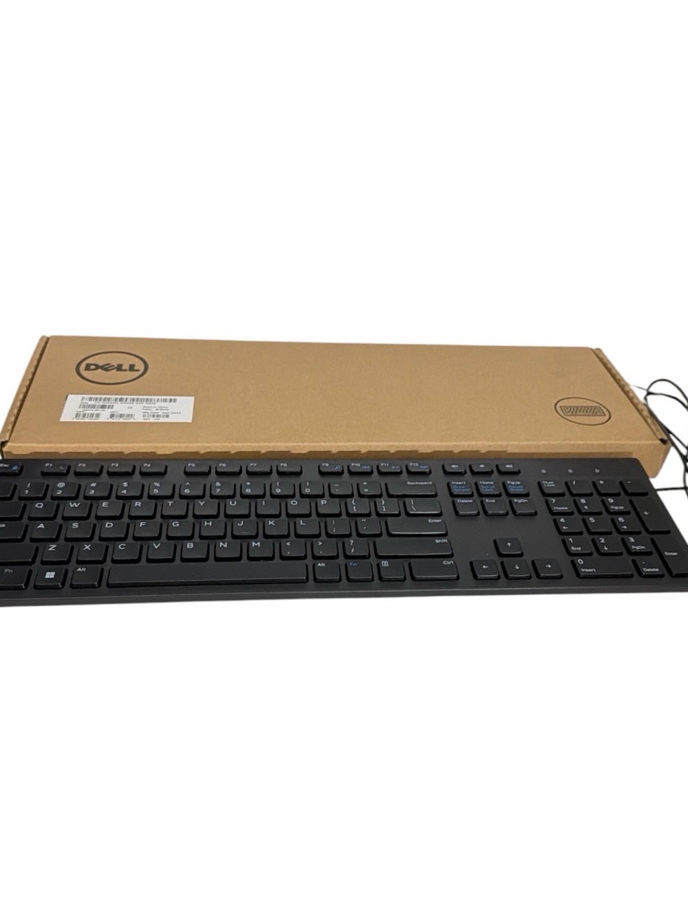 Dell Black USB Wired Full-Size Keyboard with Numeric Keypad